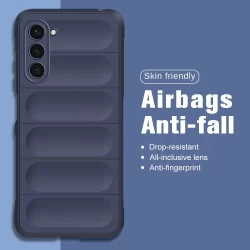 Capa Anti-Impacto Para Samsung Galaxy s23 Ultra s23 plus s23 De Silicone Líquido Antiderrapante Traseira Do Pára-Choques