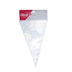 Saco De Confeitar Descartavel 17,5x31,5Cm  - 5 unidades - Cromus Allonsy - Rizzo