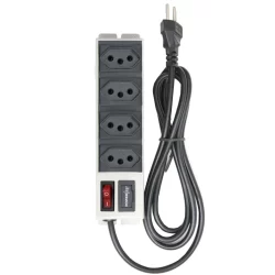 Filtro de Linha Power Line 4 Tomadas 2P+T 10A Multicraft