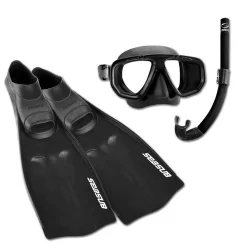 Kit Máscara e Snorkel Dua + Nadadeira Seasub