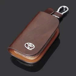 Capa Para Chave De Carro Toyota ALTIS RAV4 YARIS CAMRY RAV4 Porta-Chaves Couro Remota Inteligente Acessórios Para Carro