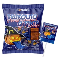 Pirulito Bruxolito Pinta língua 50un 500g