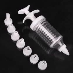 Kit Confeiteiro Decorador Para Bolos Bisnaga com 8 Bicos - DECB-02