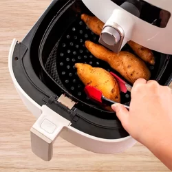 Kit 4 Tapete Redondo Silicone airfryer Universal Fritadeira