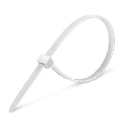 Abraçadeira nylon branca 100mm pacote 100 unidades Speedlan