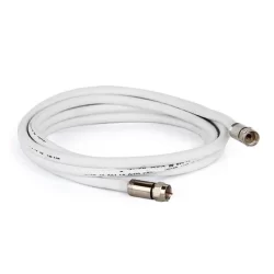Cabo Coaxial Com Conector 2 Metros Para Instalação De TV A Cabo