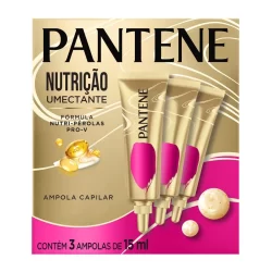 Ampola Pantene Pro-V Bambu Nutre e Cresce 15ml com 3 unidades