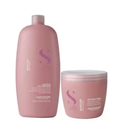 Kit Semí Dí Lino Moisture Shampoo e Máscara - Alfaparf