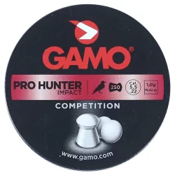 Pellet 5.5 Gamo Pro Hunter Impacto Cal 5.5mm Gamo Lata 250 Unidades