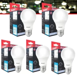 5 Lampada Led Pera 15w Bulbo Soquete E27 Bivolt Branco Frio