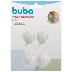 Kit Trava De Segurança Multiuso Flexível 2 Peças 08338 Buba