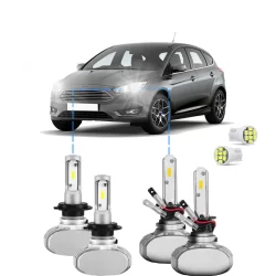 Kit Ultra Led Alto/Baixo Ford Focus 09/19 12000 Lúmens 6500k