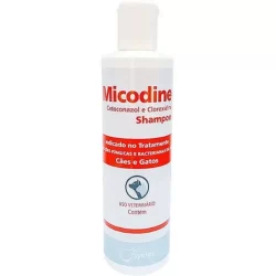 Shampoo Syntec Micodine Cães E Gatos  225ml Fungicida 225 ml