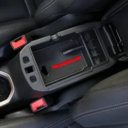 ABS Car Center Armrest Caixa De Armazenamento De Luvas De Arrumação Para Jeep Renegade 2014-2021 Acessórios Interiores