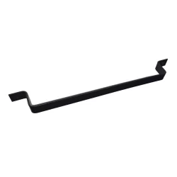 Puxador Externo Porta Gaveta Estilo Industrial 30cm Preto 2p
