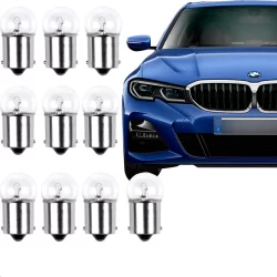 Kit 10 Lâmpada De Seta Para Carro Halógena TR 67 10W 12V Base BA15s Automotiva