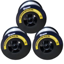 3 Arames Revestido Solda Mig Flux 1Kg 0.8mm Sem Gás Erb