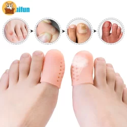 【 Am-az 】 2pcs Big Toe Protector Bunion Thumb Care Silicone Soft Breathable Foot Corns Blisters Capa Da Manga Do Dedo Pé