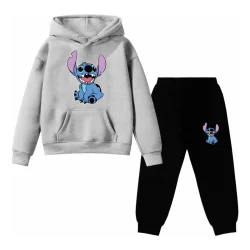 Kit Conjunto Blusa Calça Moletom Infantil Sti-tch Sentado Feliz - Envio Rápido