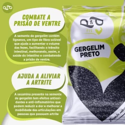 Gergelim Preto 250g - P&P