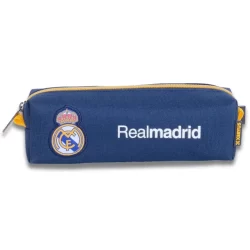 Estojo Escolar Real Madrid Futebol Cor Azul Bolsinha