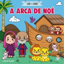 Livro A arca de Noé - Livro de colorir