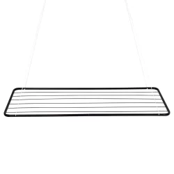 Varal de Teto 1.20m x 56cm Preto 006030 MOR