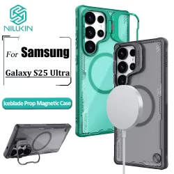 Nillkin Iceblade Prop Capa Magnética Para Samsung Galaxy S25 Ultra Capas De Telefone Flip Com Lente Protetora Traseira