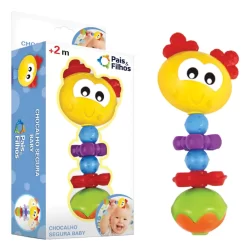 Chocalho Bebê Pais E Filhos Segura Baby