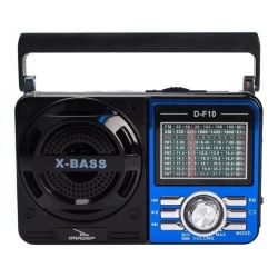 Radio Vintage Retrô Recarregável Am Fm Sw Usb Mp3 Auxiliar Cor Marrom