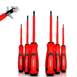 Jogo De Chaves De Fenda Philips Isolada 1000V Eletricista kit com 6 Peças