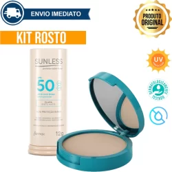 Protetor Solar Facial Sunless Stick Com Base Clara 12g