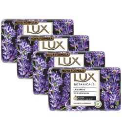 Kit 4 Sabonete em Barra Lux Botanicals Lavanda 85g