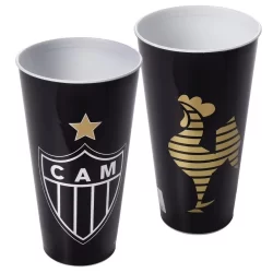 Copo de Plastico 700ml Atlético Mineiro Oficial Plasutil