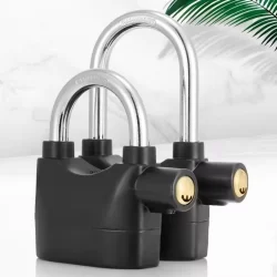 Cadeado Antifurto Com Alarme Sonoro Para Bicicleta Motocicleta Bike Mala de Viagem