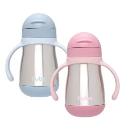Copo Térmico Parede Dupla com Canudo 270ml - Buba