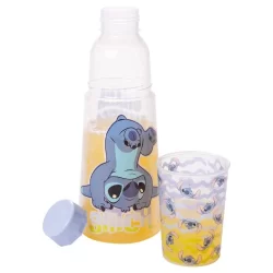 Moringa Stitch Ohana Garrafa com Copo Plasútil