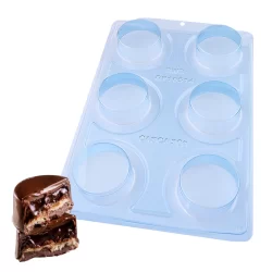 Forma p/ Chocolate Pão de Mel Grande Cod. 3685 SP 10514 Semiprofissional 3 Partes c/ Silicone Bwb
