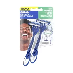 Aparelho Para Barbear Gillette Derma Proteção - 2 Unidades