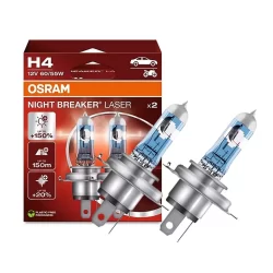 PAR LAMPADA OSRAM NIGHT BREAKER LASER H4 150% +LUZ