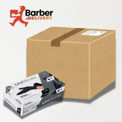 LUVAS DE NITRILO SEM TALCO UNIGLOVES BLACK - 1 CAIXA COM 10 CAIXINHAS -1000 UNIDADES