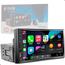 Mp5 Multimídia H-Tech HT-2730CA 7 Polegadas Usb 4x60w Emparelhamento Usb Sd Aulixiar Android e IOS