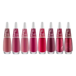 Kit Esmalte Impala Tons Vermelho A Cor Da Sua Moda Cremoso