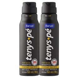 Tenys Pé Baruel Jato Seco Sport Edition 150ml | Kit com duas unidades