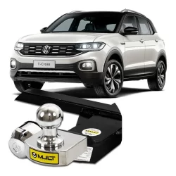 Reboque Automotivo Fixo Mult Engates Volkswagen T-cross 2019-2026 Proteção Traseira com Tração Máxima 400kg