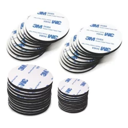 Fixadores Dupla Face Forte 3m 1,5mm - Redondos 30mm 10 Peças