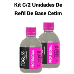 Kit Com 2 Refil de Base Cetim Novo Toque 120ml
