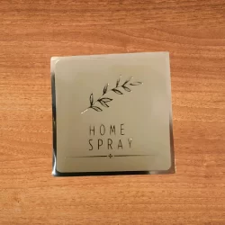 Adesivo Home Spray Nude - Ref.2357 - Hot Stamping - 4x4cm - 20 unidades - Stickr - Rizzo