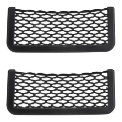 Kit 2 Rede Organizadora Carro Automóvel Porta Treco Celular Moeda 20cm
