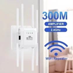 300 Mbps Wi-Fi 8 Antenna Repeater Extender WiFi Amplifier Signal Long Range Wireless Access Point  marisa
